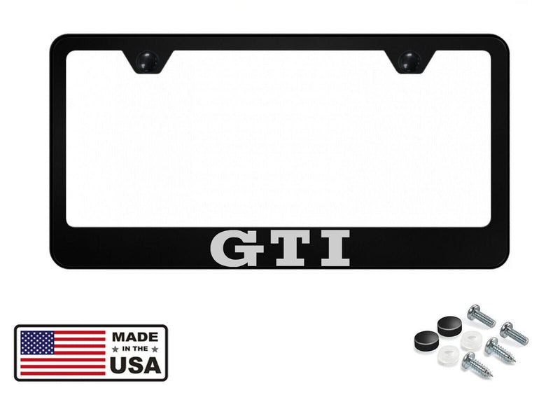 GTI Stainless Steel License Plate Frame Holder Rust Free