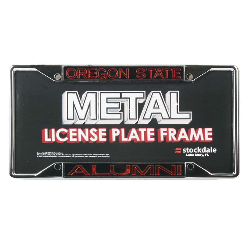 NCAA Oregon State Beavers Metal Alumni Inlaid Acrylic Laser-cut mirror License Plate Frame