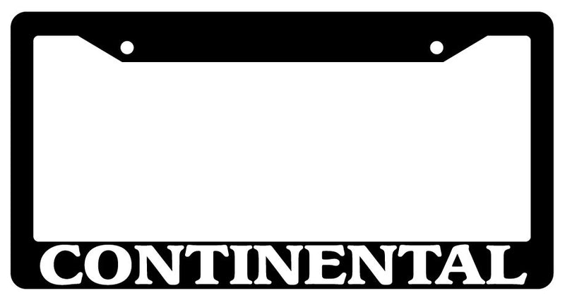 Black License Plate Frame Continential Auto Accessory Novelty  Mod-GRAPH9856236-275