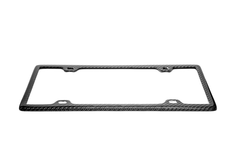 REAL 100% CARBON FIBER LICENSE Plate Frame COVER ORIGINAL 3K TWILL JDM /FF F v2