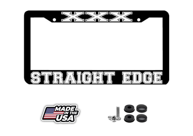 STRAIGHT EDGE hardcore yot ssd dys License Plate Frame
