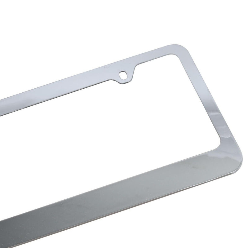 Heavy Duty Metal License Plate Frame Holder Chrome Plated Car Bling