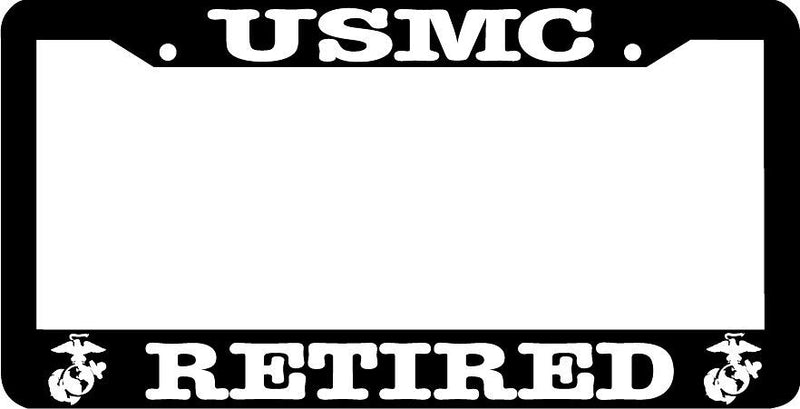 USMC RETIRED MARINE MARINES License Plate Frame