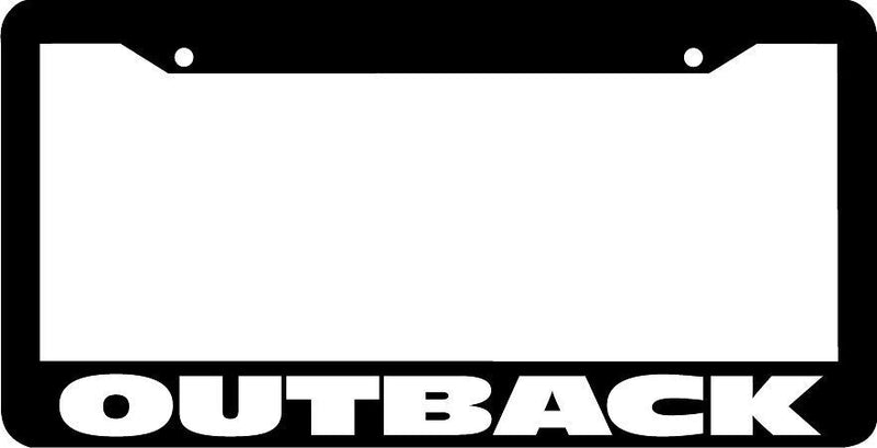 OUTBACK License Plate Frame