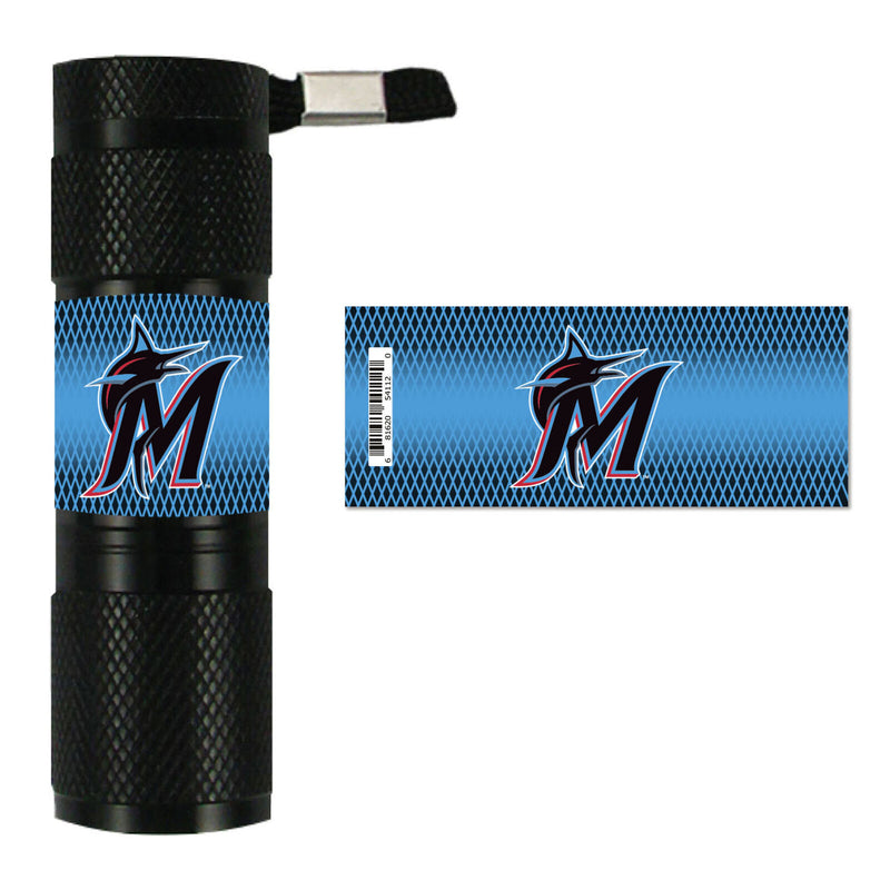 MLB Miami Marlins LED Flashlight 1.1"x.3"x3.4"