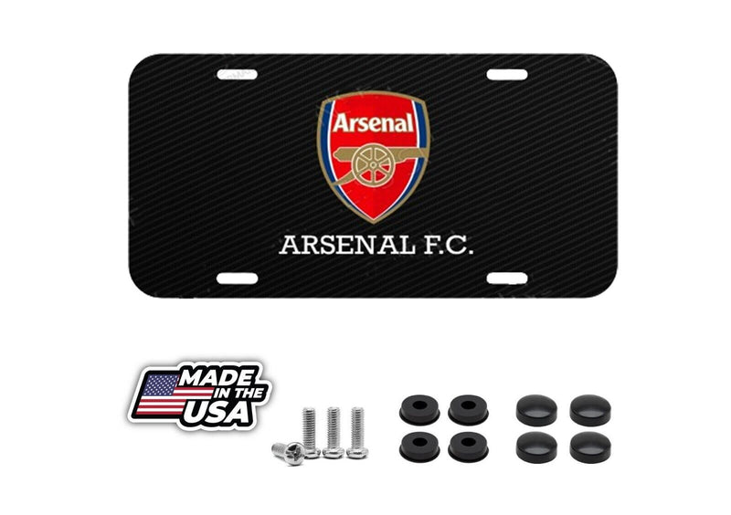 Arsenal F.C. Futbol Soccer Foot Ball League License Plate Front Auto Tag