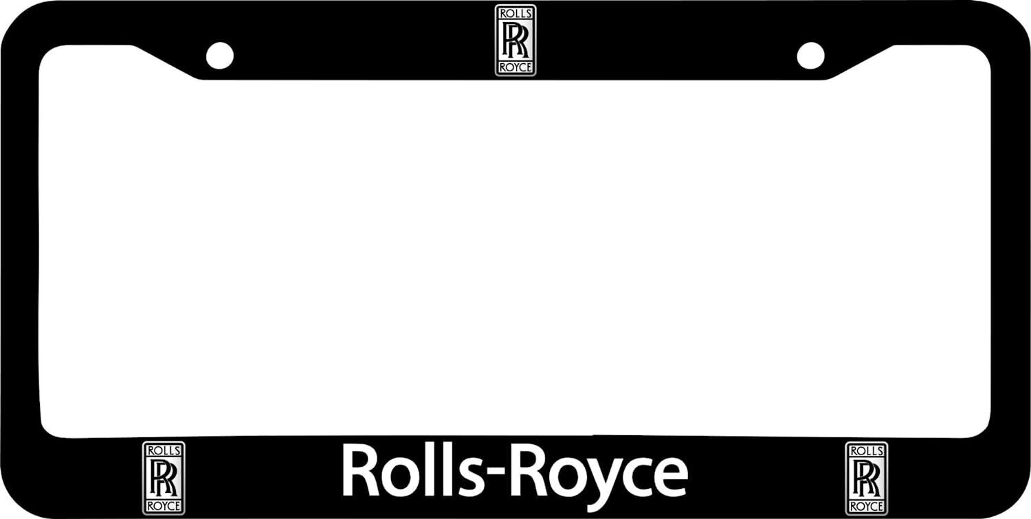 Laser Engraved IROC Z Black Stainless Steel License Plate Frame – Fits Chevy