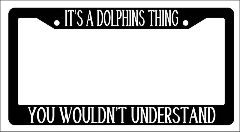 Black License Plate Frame IT&