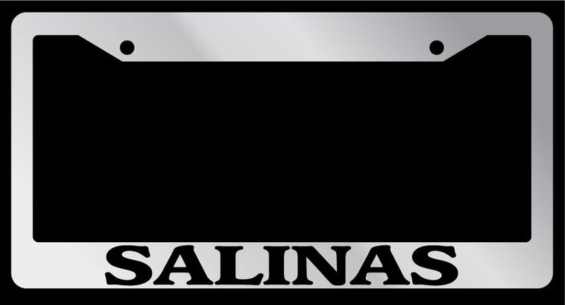 Chrome METAL License Plate Frame SALINAS Auto Accessory 2627  Mod-GRAPH9856236-8095
