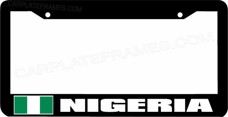 NIGERIA flag License Plate Frame