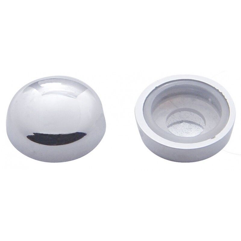 Chrome Metal Thin Top License Plate Frame Cove With Free Scew Caps