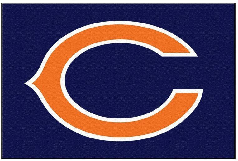 NFL Chicago Bears Rookie Mat Area Rug Bath Mat 20"x 30"