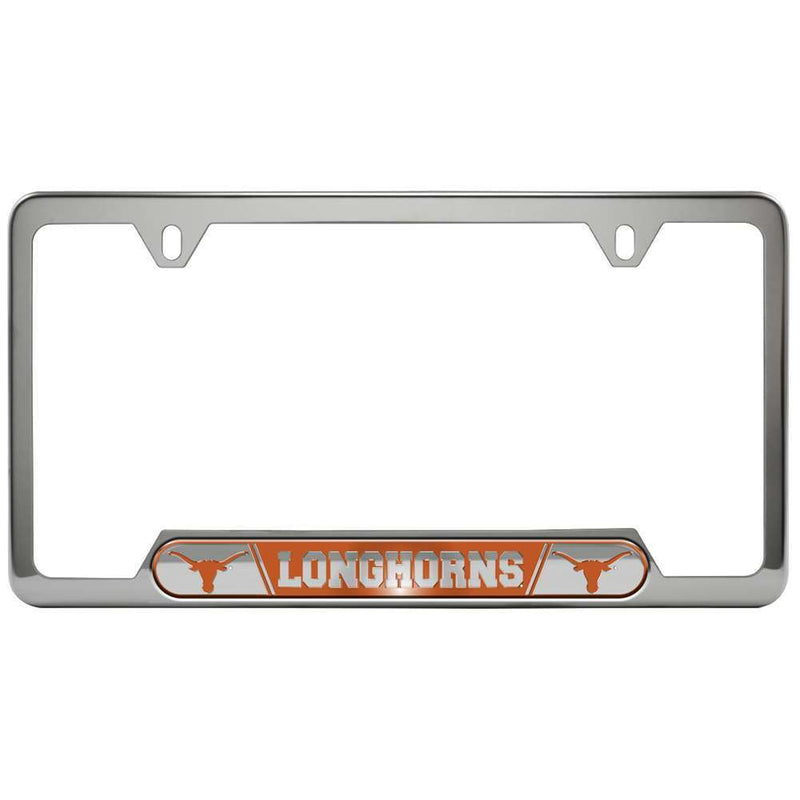 NCAA Texas Longhorns Stainless Steel License Plate Frame