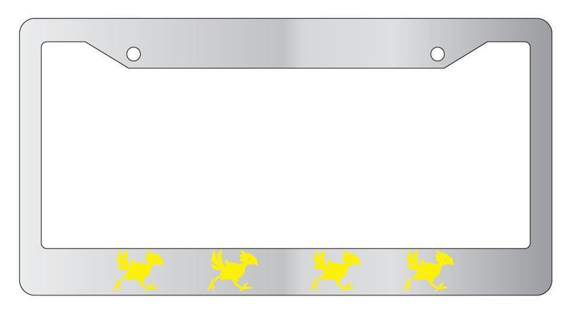 Chocobo LOGO Chrome METAL License Plate Frame Final Fantasy  Mod-GRAPH9856236-8223
