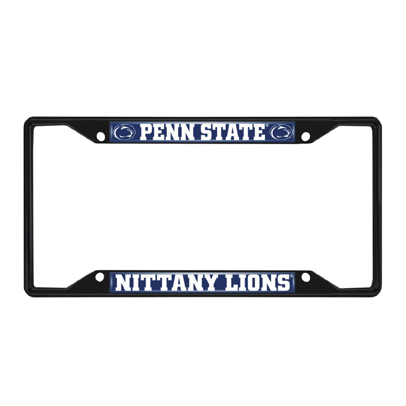 NCAA Penn State Nittany Lions Black Metal License Plate Frame