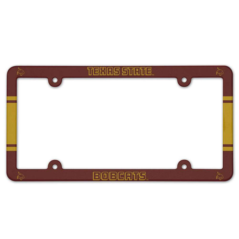 NCAA  State Bobcats Plastic License Plate Frame