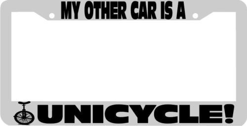 My other car is a UNICYCLE License Plate Frame