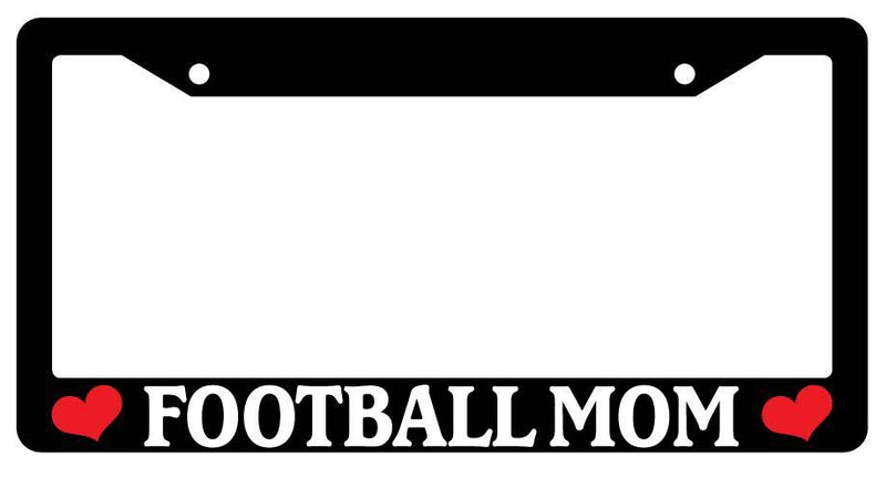 Black License Plate Frame FOOTBALL MOM Auto Accessory 769  Mod-GRAPH9856236-1976