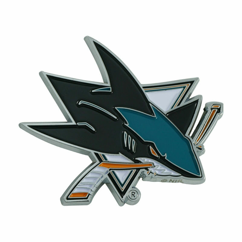 NHL San Jose Sharks Diecast 3D Color Emblem Car Truck RV