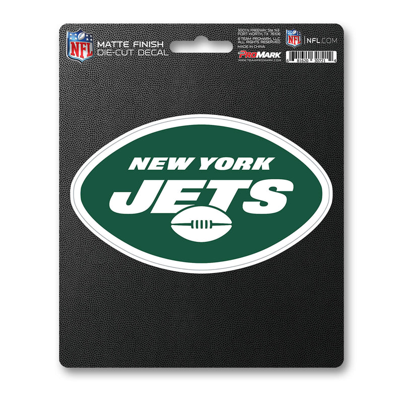 NFL New York Jets Decal Matte 5"X6.25" Auto Boat Cooler Luggage