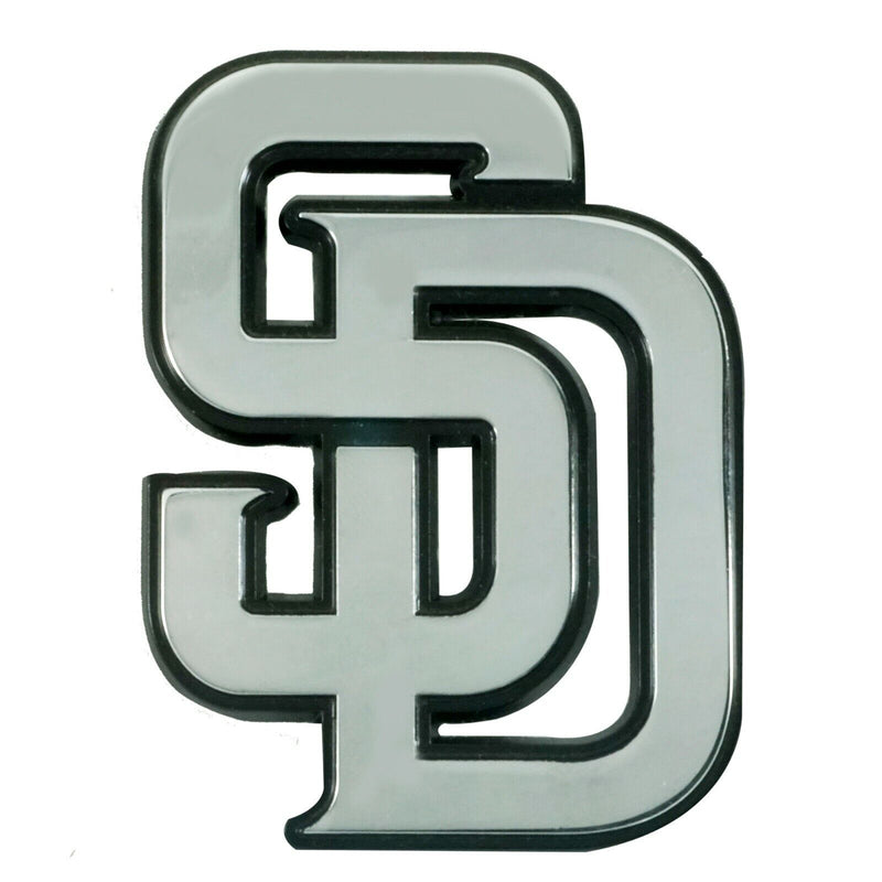 MLB San Diego Padres Diecast 3D Chrome Emblem Car Truck RV