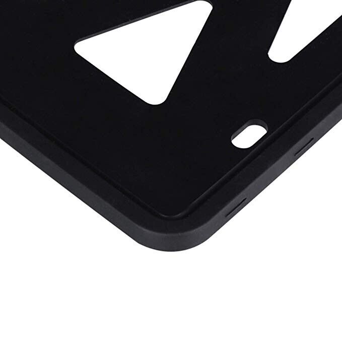 Kohree License Plate Frame Universal Silicone Holder Rust- Rattle Weather Proof