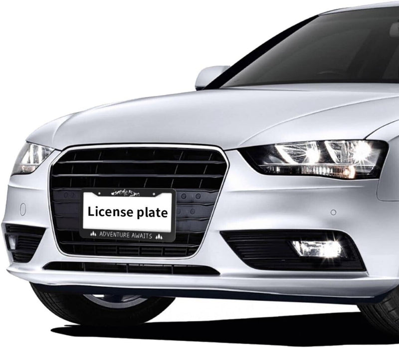 Adventure Awaits License Plate Frame Mountains License Plate Frame