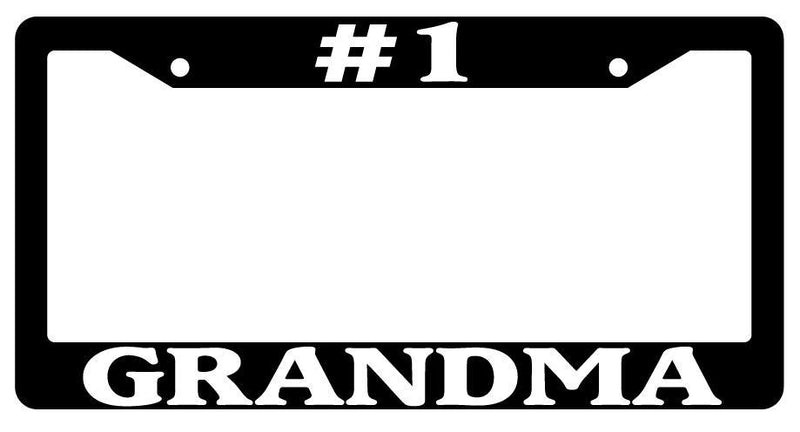 Black License Plate Frame 