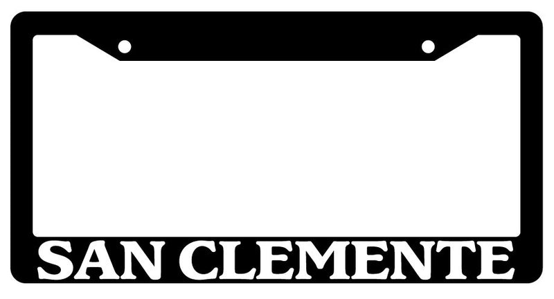 Black License Plate Frame San Clemente City State Auto Accessory Novelty 2632  Mod-GRAPH9856236-371