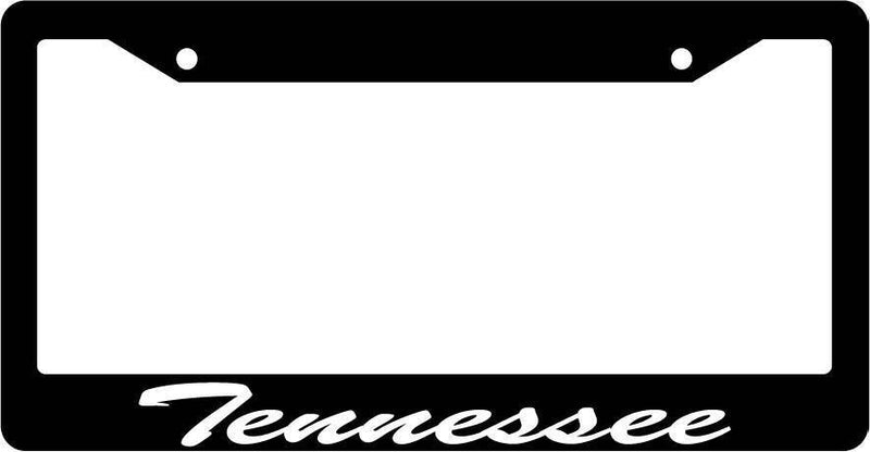 Black License Plate Frame CURSIVE Tennessee Auto Accessory Novelty  Mod-GRAPH9856236-1890
