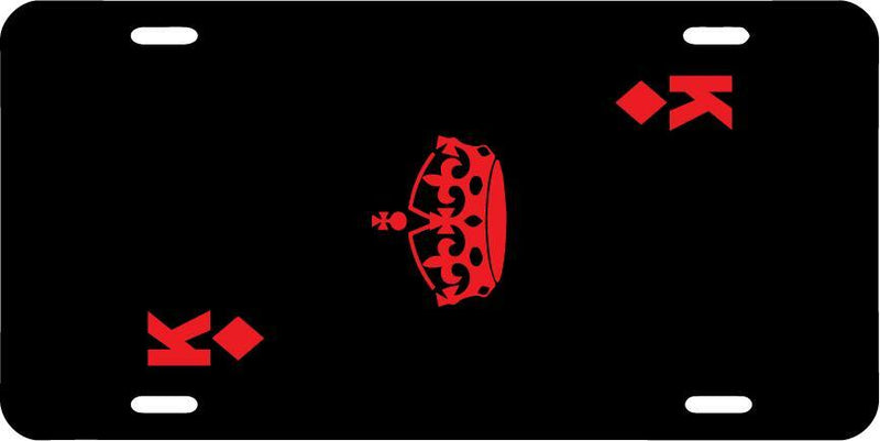 King Of Diamonds Black Vanity License Plate Mod-GRAPH9856236-7719
