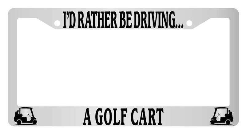 Chrome License Plate Frame I&