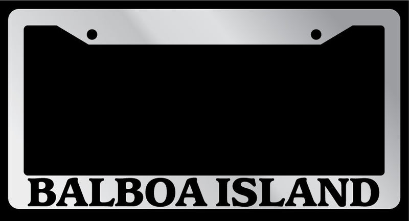 Chrome License Plate Frame Balboa Island Auto Accessory 1075  Mod-GRAPH9856236-4208