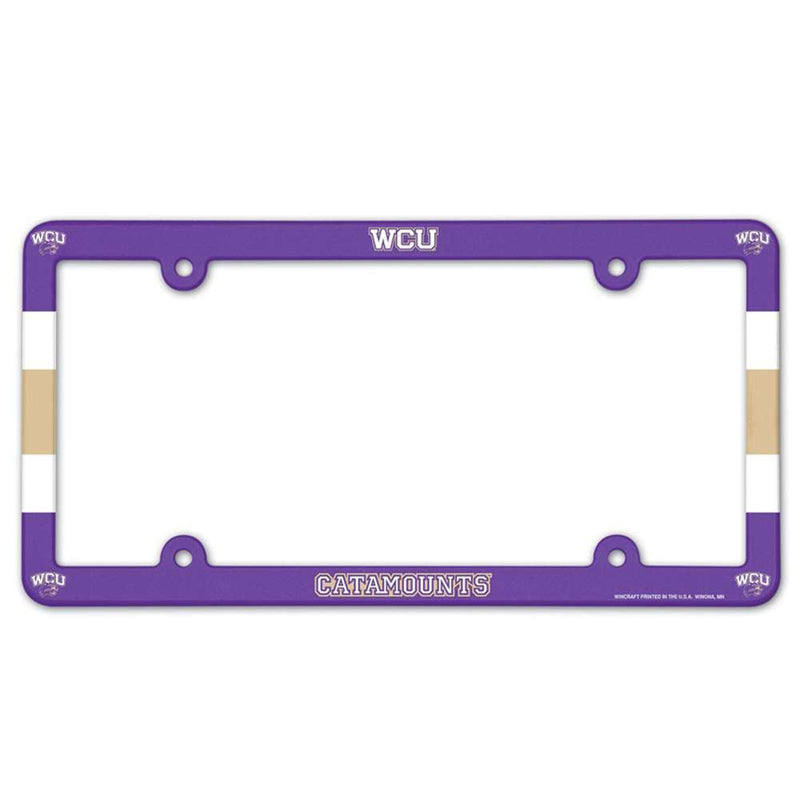 NCAA Western Carolina Catamounts Plastic License Plate Frame