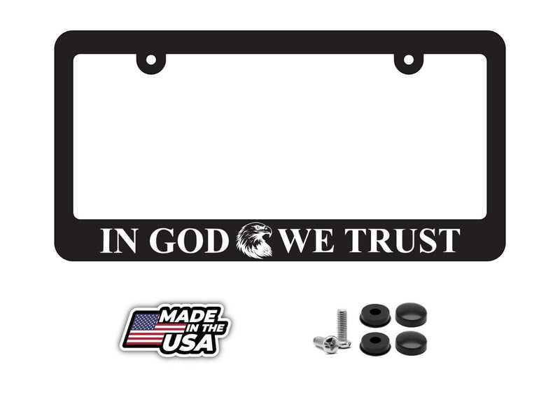 In God We Trust License Plate Frame - 2A Second Amendment