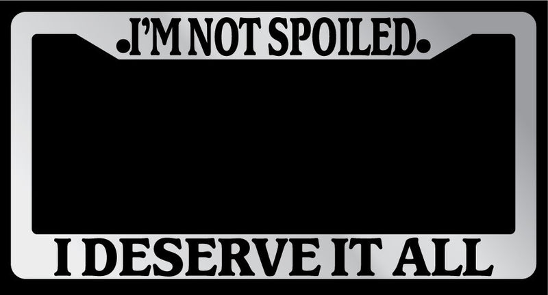 Chrome License Plate Frame I&