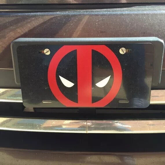 Deadpool Custom License Plate Tag Vanity Plate