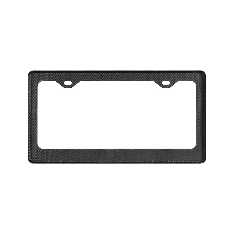Real Dry Carbon Fiber Car License Plate Frame Cover 3K Twill Universal USA Size