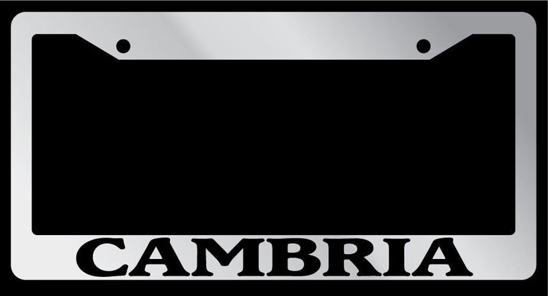 Chrome License Plate Frame Cambria Auto Accessory 1157  Mod-GRAPH9856236-4222