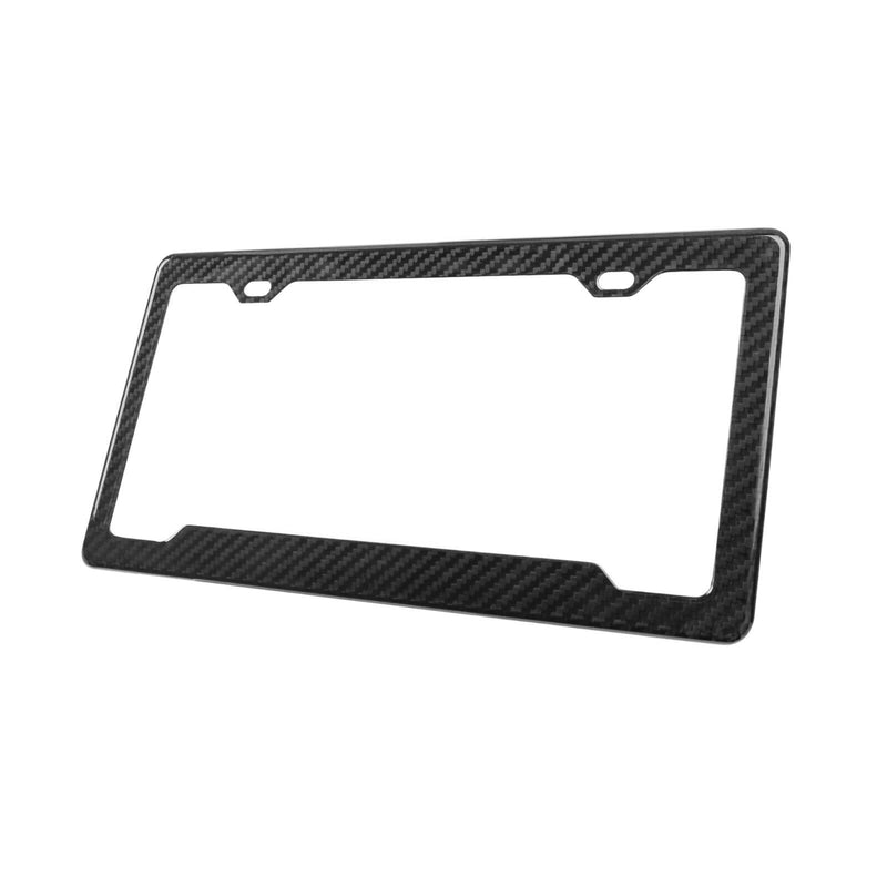 Real Carbon Fiber All States License Plate Frame + Hardware Choose Your Finish