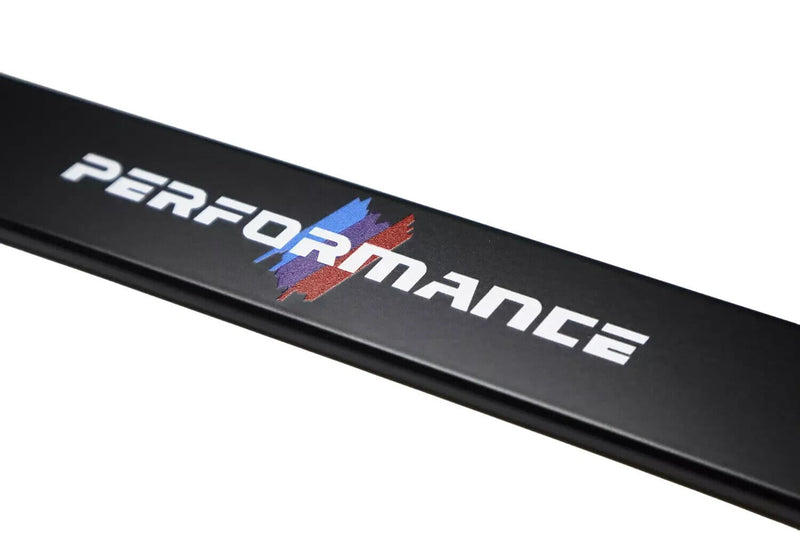 For BMW Black Aluminum Steel License Plate Frame M performance Style