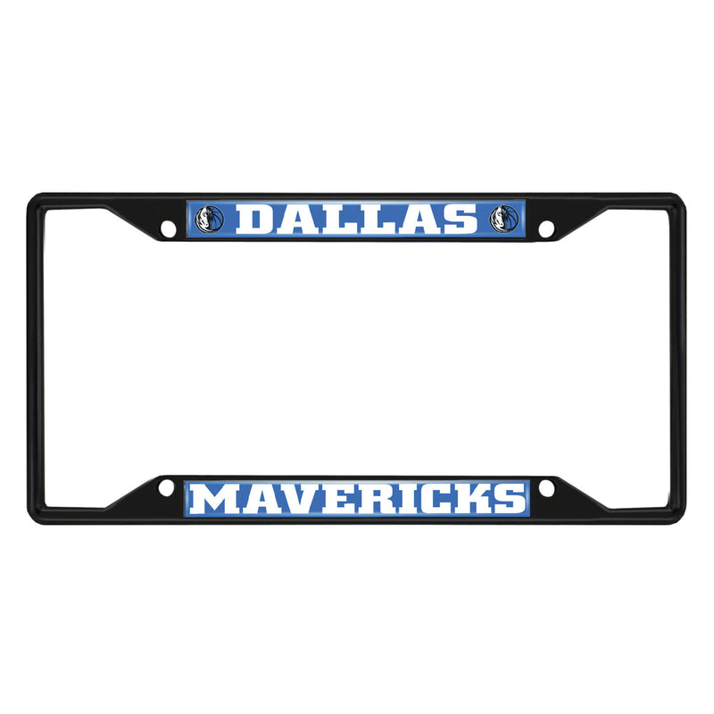 NBA Dallas Mavericks Black Metal License Plate Frame Delivery 2-4 Days