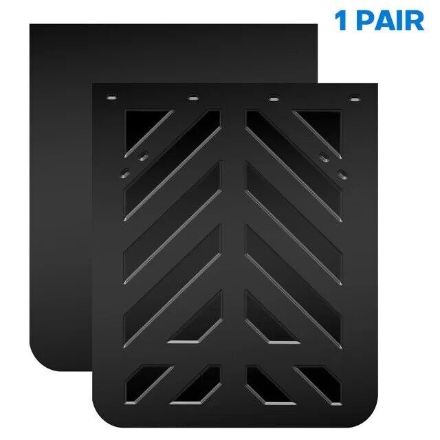 Mud Flaps 30"x 24" Semi Truck/Trailer Heavy Duty 3/8"Thick Rubber 1 Pair Chevron