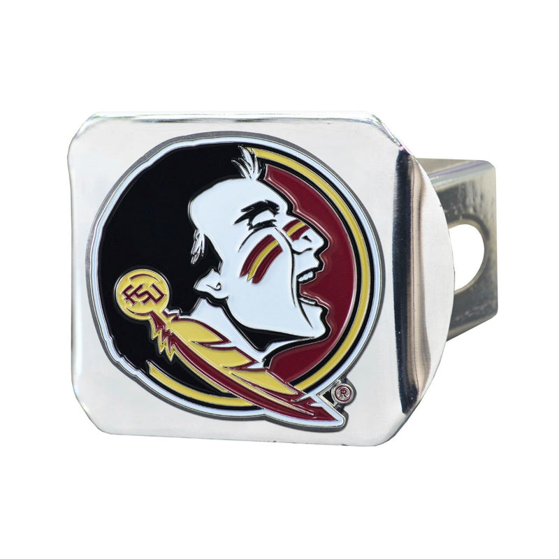 NCAA Florida State Seminoles 3D Color on Chrome Metal Hitch Cover