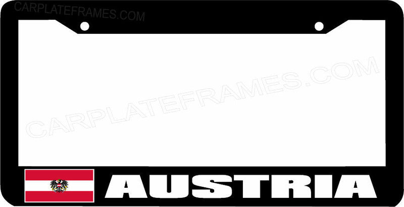 AUSTRIA flag License Plate Frame