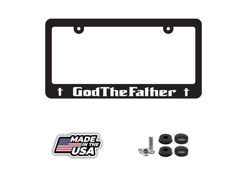 GOD THE FATHER godfather Christian Jesus License Plate Frame