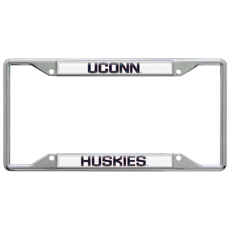 NCAA UConn Huskies Metal License Plate Frame - Alt