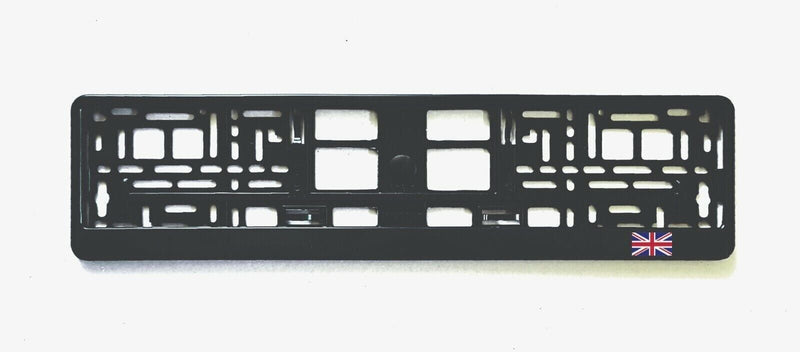 European License Number Plate Frame Holder Surround flag of United Kingdom UK