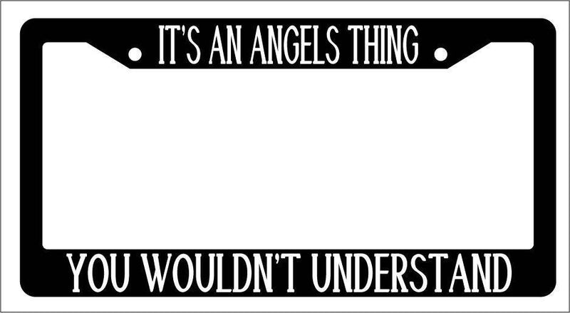 Black License Plate Frame IT&