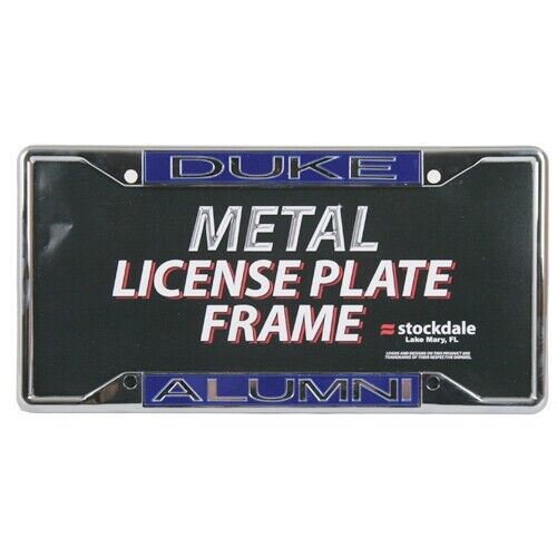 NCAA Duke Blue Devils Metal Alumni Inlaid Acrylic License Plate Frame